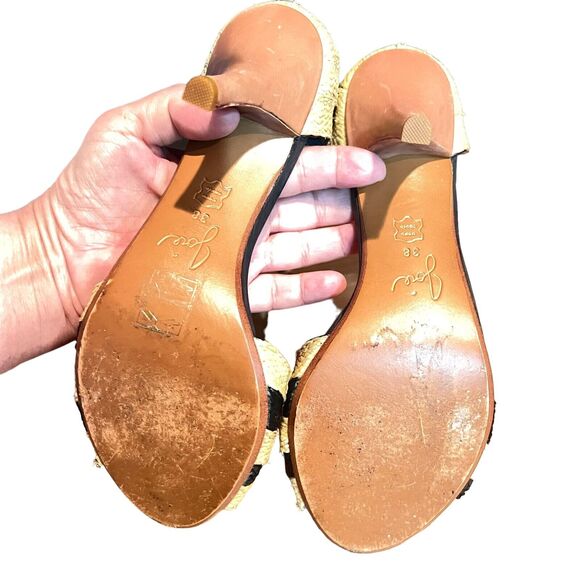 Joie Black and Tan Heels - Picture 5 of 10